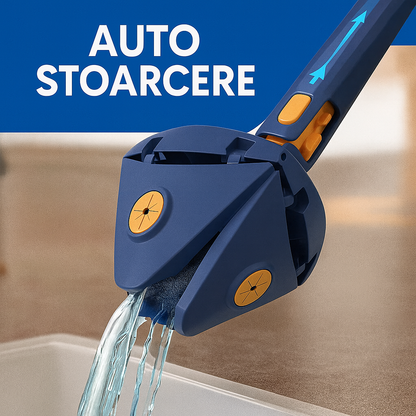 [CUMPERI 1, PRIMEȘTI 2] SuperMop® – Mop 360° cu Stoarcere Automată + Kit de Rezerve CADOU (LICHIDARE DE STOC)