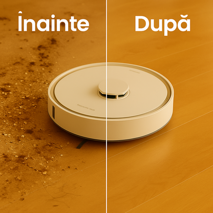 RoboSpark™ – Aspirator robot + 2 lavete mop EXTRA GRATUIT + Cadou special