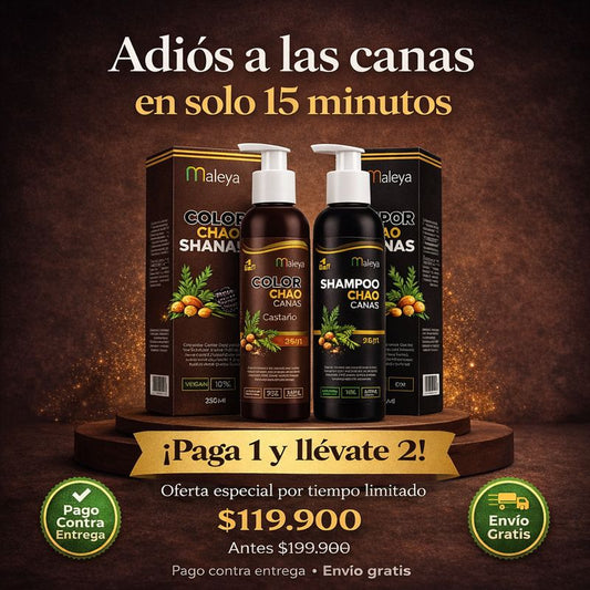 [PAGA 1 Y LLEVA 2] Shampoo Cubre Canas + Envío Gratis - PAGO CONTRAENTREGA